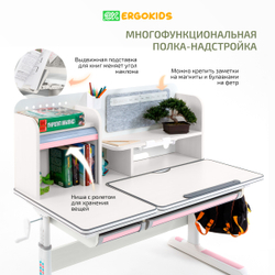 Стол письменный для школьника Ergokids Winnipeg Multicolor BD-630 MAX