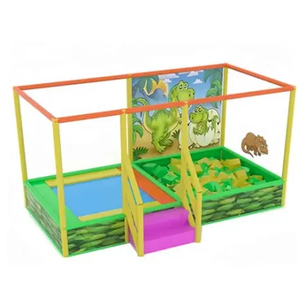 Батутный комплекс с поролоновой ямой "Соня" (2,35*4,65*2,50м)