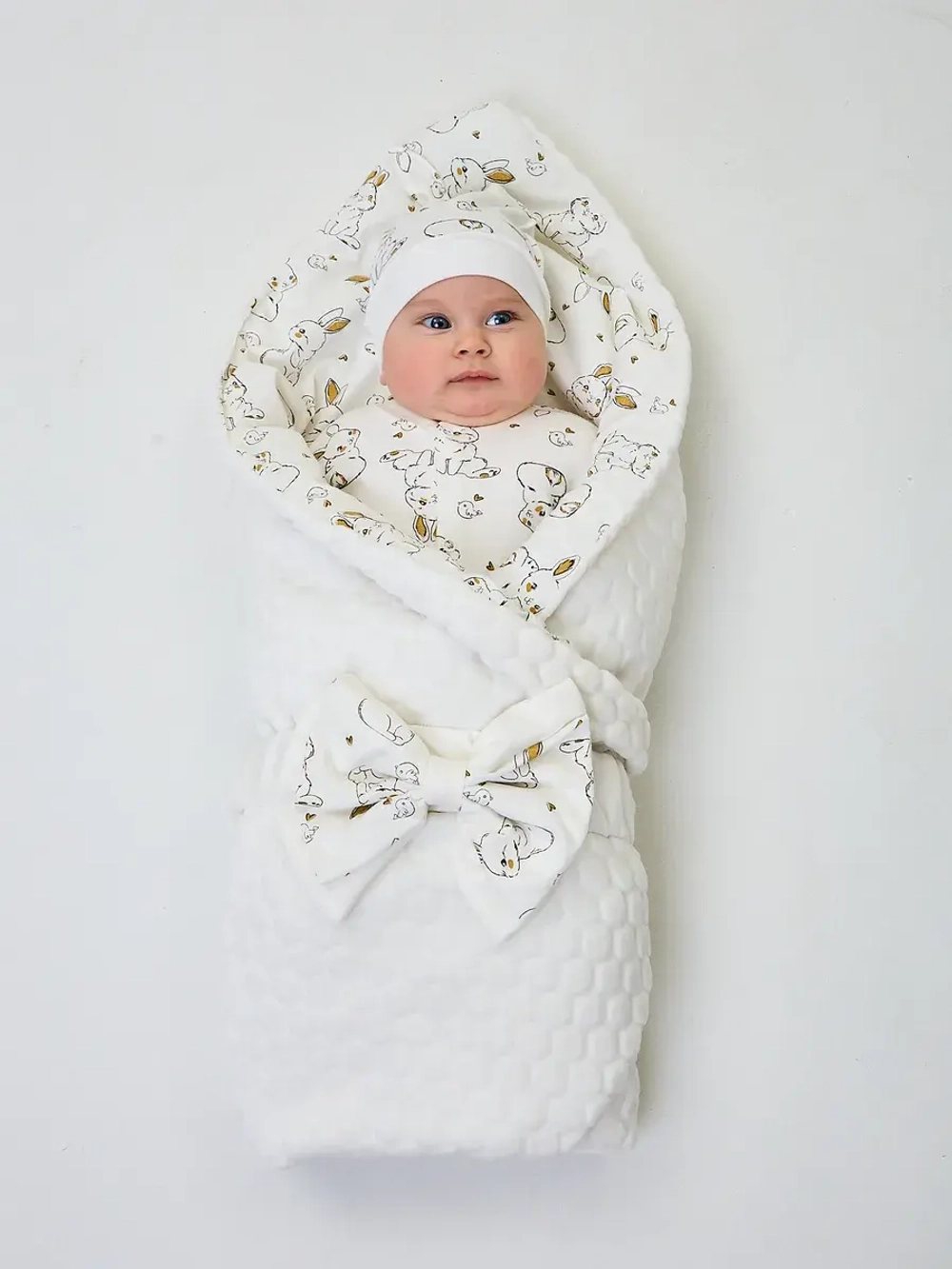 Конверт осенний на выписку новорожденного без костюма