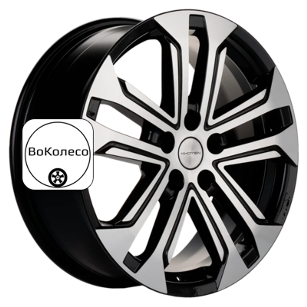 7x18/5x114,3 ET50 D54,1 KHW1803 (Coolray) Black-FP Khomen Wheels