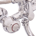 Смеситель для ванны, Frap, с кран-буксой, хром, F2626