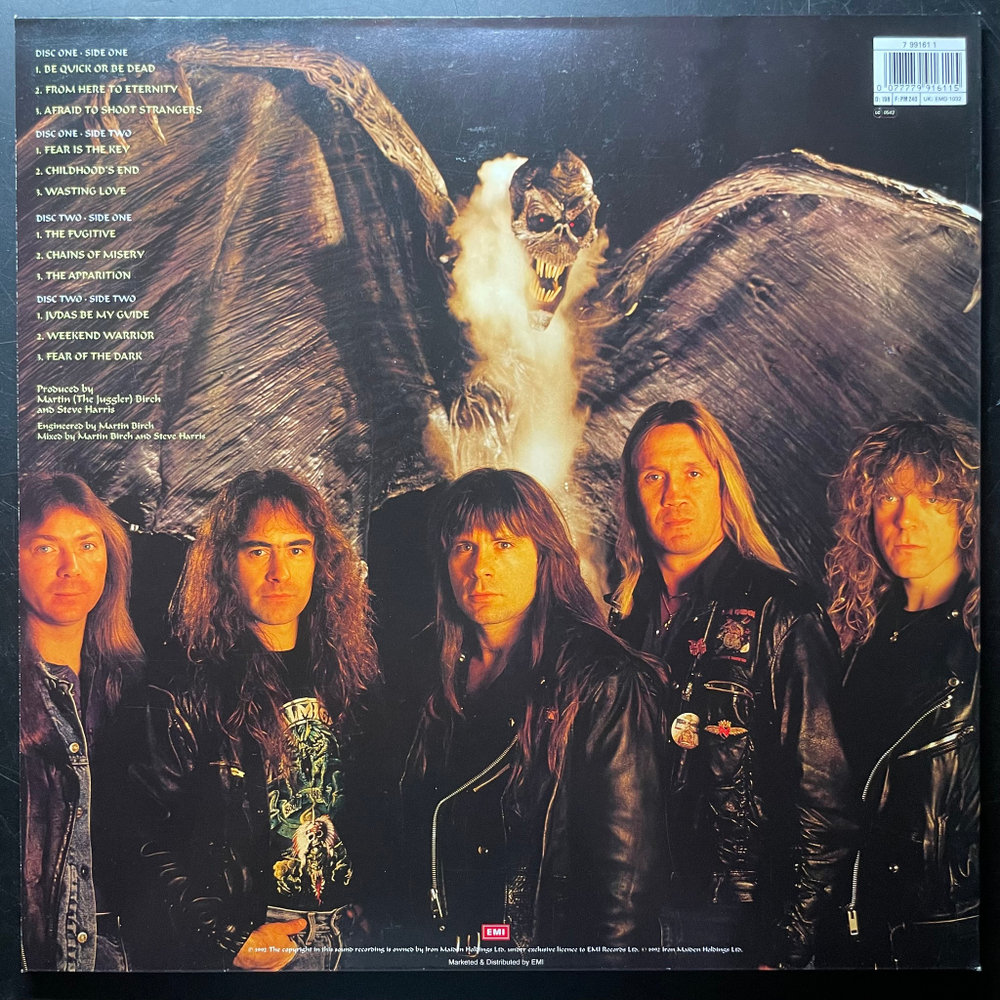 Iron Maiden ‎– Fear Of The Dark 2LP (Европа 1992г.)