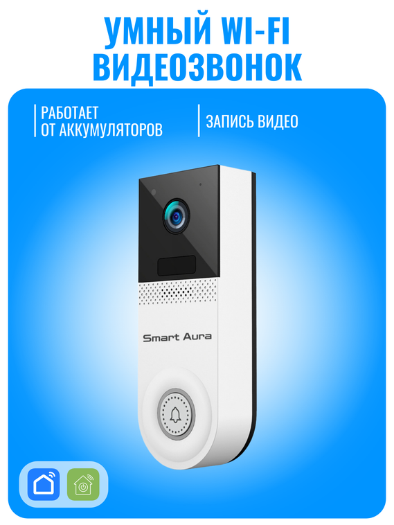 Умный Wi-Fi видеозвонок Smart Aura