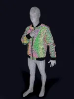 Бомбер Гидроплан "Rainbow Spider Reflective" Светоотражающий Утепленный