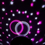 Диско-шар светодиодный «Каледоскоп», LED (красный, зеленый, синий), USB+mp3+пульт+bluetooth (220V)