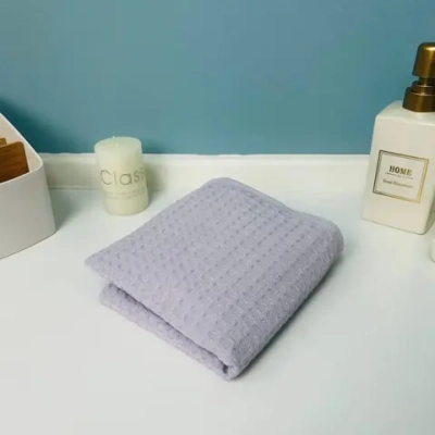 Полотенце вафельное 30*60см «Waffle» плотность 220гр/м, цвет сиреневый 10300
