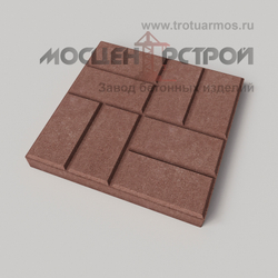 Тротуарная плитка 8 кирпичей 400х400х40