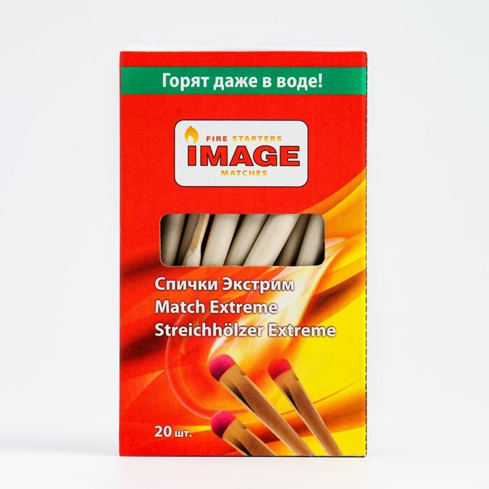 Спички Экстрим охотничьи (85мм) 20шт./уп (не гаст вод) код558051