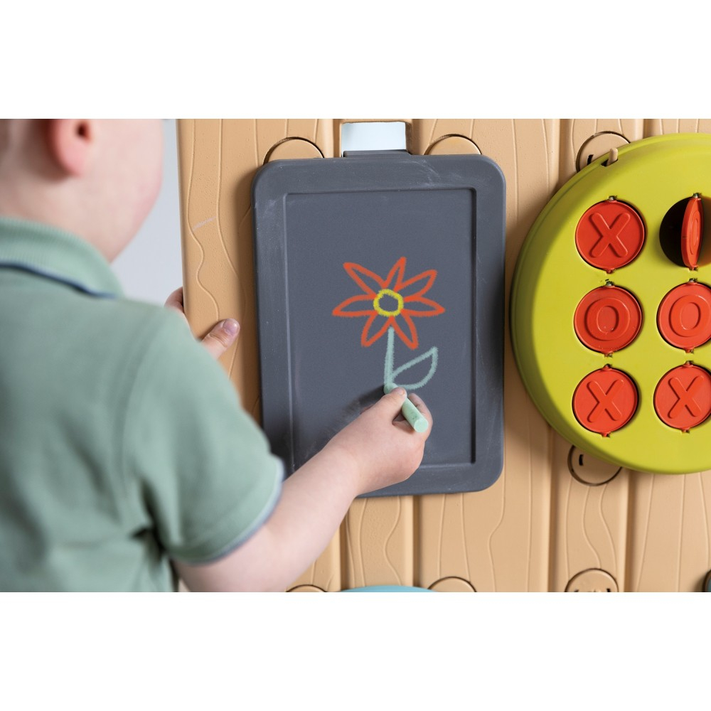Развивающая доска-бизиборд Smoby Life 840301 двусторонняя 29 элементов для детей от 2 лет — фото 11
