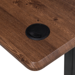 Компьютерный стол Woodville Маркос с механизмом подъема 140х80х75 орех кантри, белый