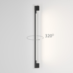 Уличный настенный светодиодный светильник Elektrostandard Argos 35122/D черный