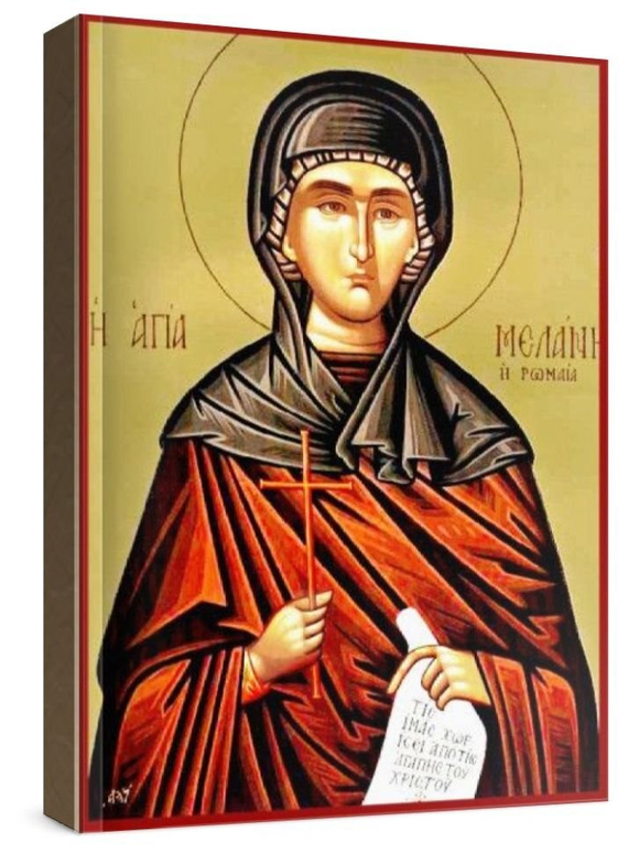 Мелания Римляныня (рукописная икона)