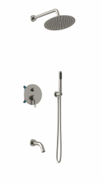 Душевой комплект Vincea Villa VSFW-1VL3BN встраиваемый, 3 режима, брашированный никель