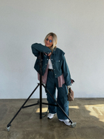 Рубашка в клетку нежно-розовая