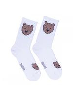 Носки медицинские мужские Babushka, "Мишки", белый, 41-45