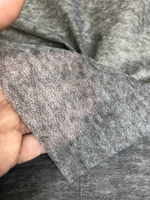 Флизелин серый, точка ширина 90см NB