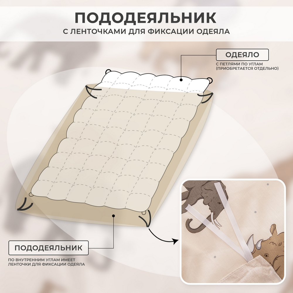 Комплект постельного белья Сатин Люкс KIDS 100% хлопок CDK082