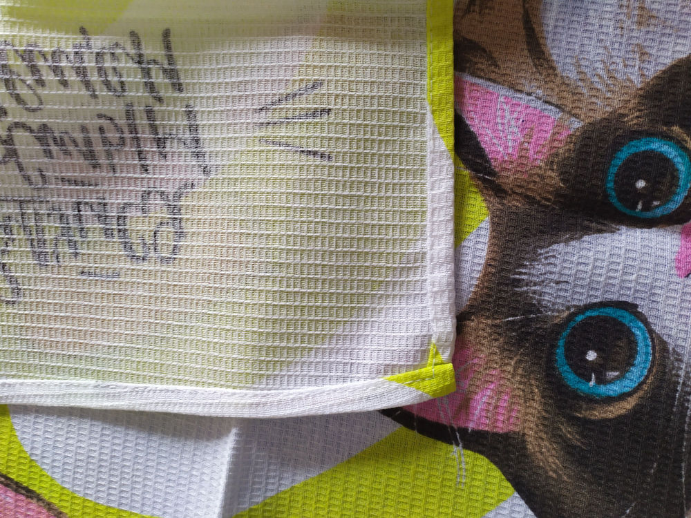 Набор кухонных полотенец, 3 шт , 45х60 см , рогожка