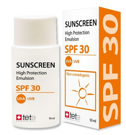 Солнцезащитный флюид SPF30 / TETe SUNSCREEN SPF30, 50 ml