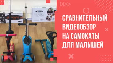 Самокаты Micro для самых маленьких: Mini Deluxe 3 в 1, Mini Deluxe Plus 3 в 1, Mini2GO Deluxe Plus