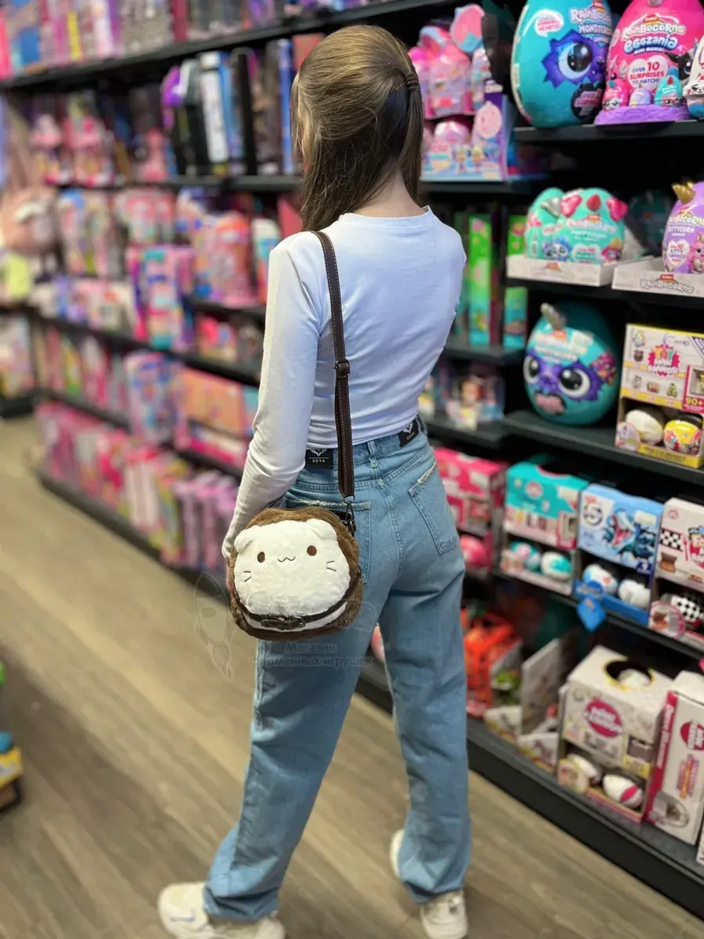 Сумка мягкая игрушка Pusheen Cat сумочка Кот Пушин