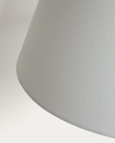 Металлический напольный светильник Navat с матовой серебристой отделкой