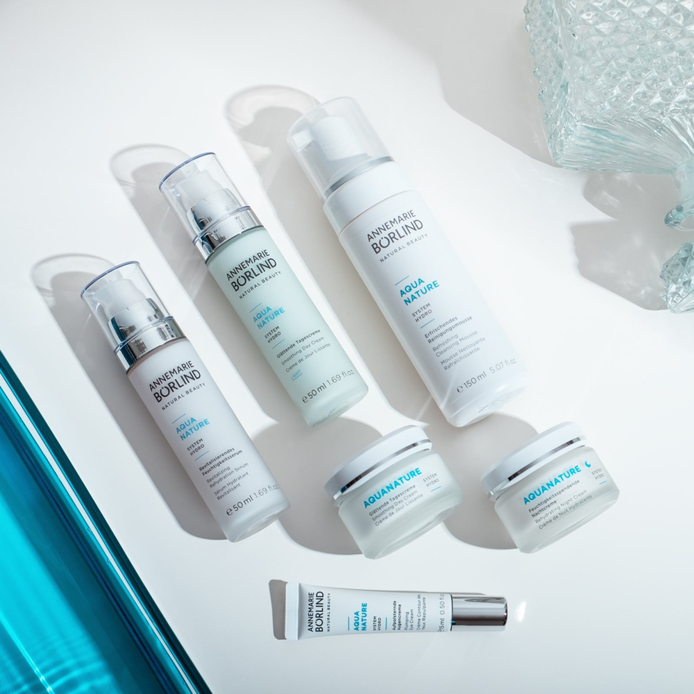 ANNEMARIE BÖRLIND AQUANATURE - освежающая очищающая пена /   150  ml  / GTIN 4011061214868