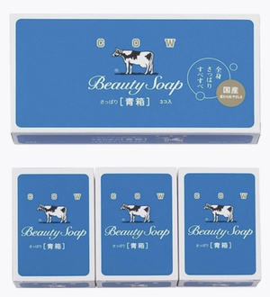 Cow Brand «Beauty Soap» - Мыло для тела с ароматом жасмина, 85 гр. - 3 штуки в упаковке