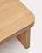 Oaq Журнальный столик из дубового шпона с натуральной отделкой 82 x 60 см