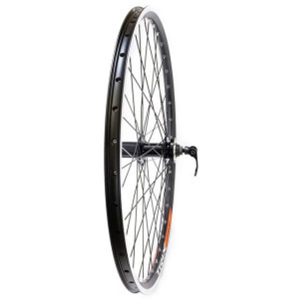 Колесо 26" заднее TRIX, обод алюминиевый, двойной, 36H, пистонированный, фрезер., 559х19,4/25х21,4мм