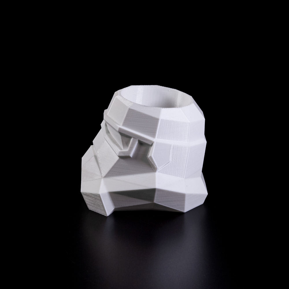 Подставка для карандашей "Штурмовик", пластик, 3D-печать, белая
