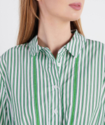 Платье ORG CO STRIPE MIDI SHIRT-DRESS Tommy Hilfiger - зеленый(WW0WW37955)