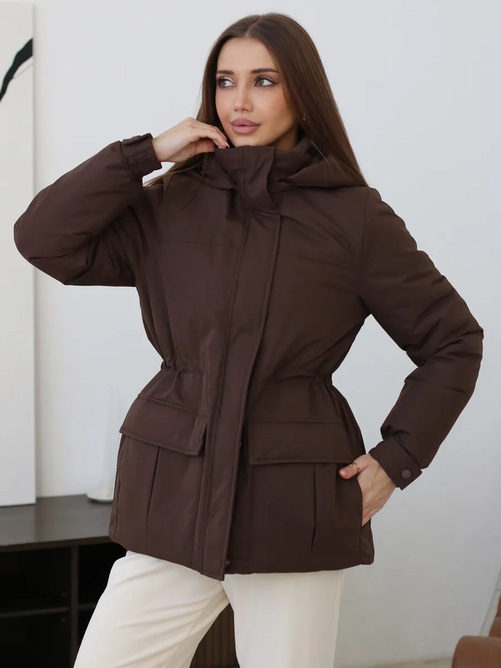 Куртка демисезонная с капюшоном