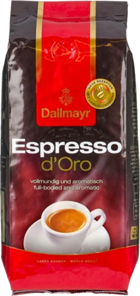 Кофе в зернах Dallmayr Espresso d&#39;Oro 1 кг, 2 шт