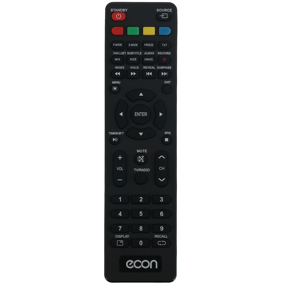 Телевизор Econ EX-24HT008B 60см, HD, LED, 6Вт, 1xUSB, DVB-T2/C