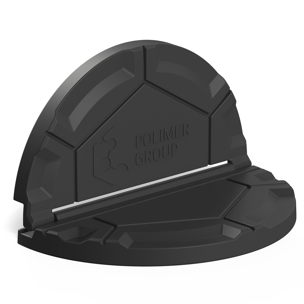 Крышка колодца РОСА черная Полимер-Групп(1250x1250x120см;13кг;черная) - арт.559271