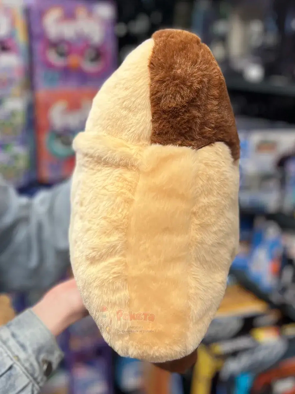 Мягкая игрушка подушка Pudding Пудинг Эскимо Шоколадное 4 шт