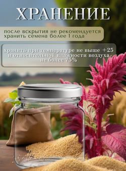 Семена Амаранта крупа амарантовая 500 грамм