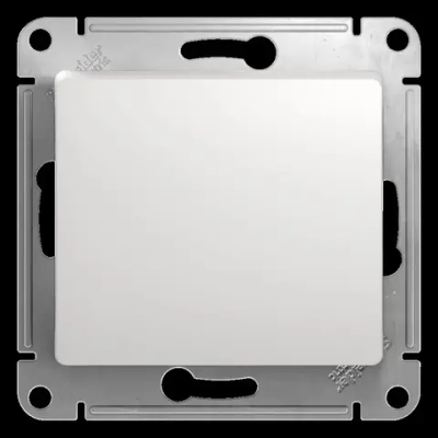 GLOSSA 1-клавишный ПЕРЕКРЕСТНЫЙ ПЕРЕКЛЮЧАТЕЛЬ, сх.7, 10АХ, механизм, БЕЛЫЙ