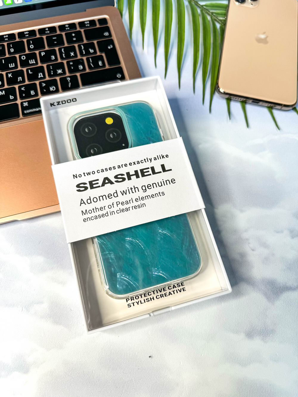 Чехол для IPhone 15 KZDOO Seashell