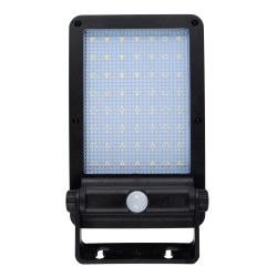 USL-F-561-PT165 SENSOR N1 Садовый светильник на солнечной батарее. с датчиком движения. 6Вт. Кронштейн в-к. Белый свет 4000K. Корпус черный. TM Uniel