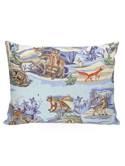 Постельное белье Сказка "Сказки севера/Орнамент" семейное Наволочка 50х70 см 2 шт Простынь на резинке 160х200 см Пододеяльник 145х215 см(2шт) , перкаль