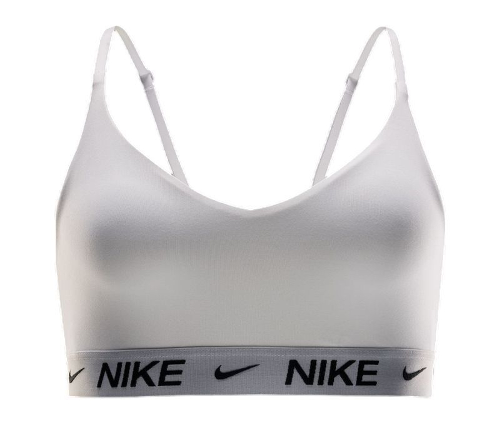 ТОП теннисный Nike Indy Light Support Padded Adjustable Sports Bra - белый
