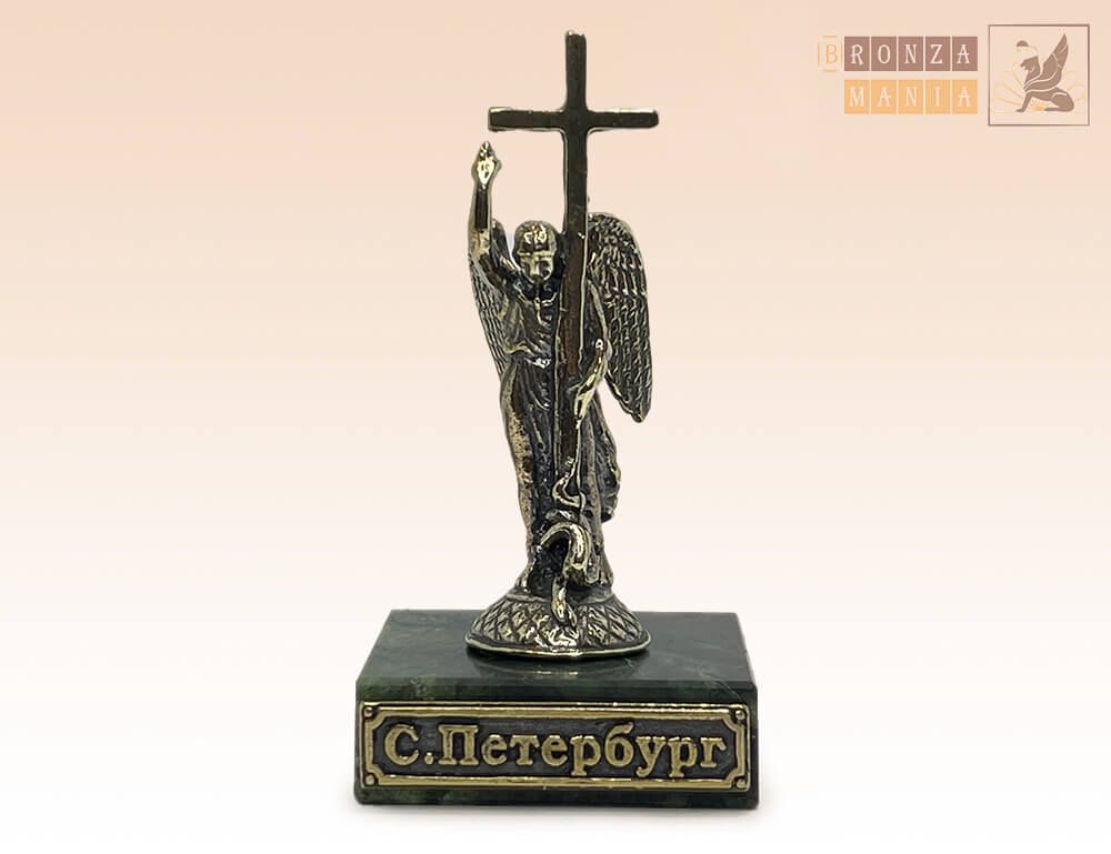 фигурка Александровский ангел средний (h - 60мм) на змеевике