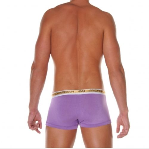 Мужские трусы боксеры фиолетовые Andrew Christian Slim Focus Boxer Purple 5071