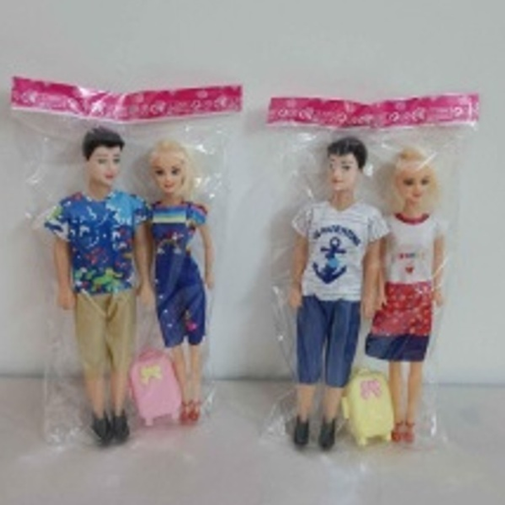 Куклы «Счастливая парочка», 2 шт, 30*19**5 см, в ассортименте, пакет