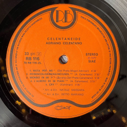 Винтажная виниловая пластинка LP Adriano Celentano Адриано Челентано Celentaneide (Italy 1977)
