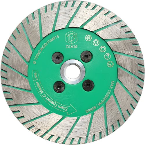 Диск алмазный DIAM MASTERLINE 125*2.7*8*М14  c фланцем   000559