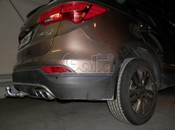 Фаркоп оцинкованный Galia H091C для Hyundai Santa Fe 2012-2018, Kia Sorento 2012-2015, 2015-(паспорт и сертификат в комплекте)(без электрики)