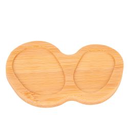 Набор для специй солонка/перечница на бамбуковой подставке "Naturel" 10,5х7х6см (подарочная упаковк